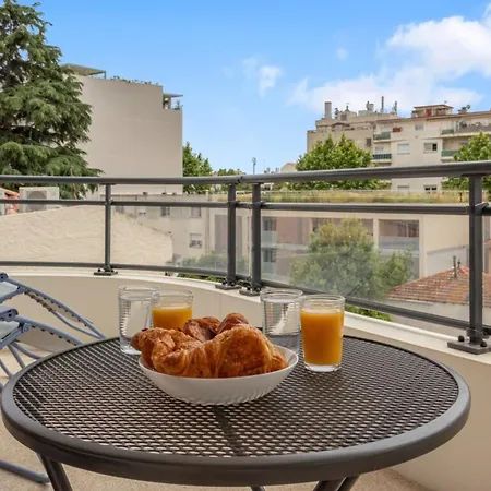 Apartment L'allegria - Peaceful - Sea - Private Car Park Antibes